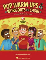 Pop Warm-Ups and Workouts for Choir Choral Book & Online Audio cover